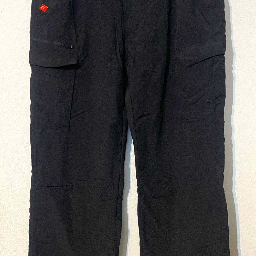 The American Outdoorsman Casual Fleece Lined Pants, 6 Pockets, Jet Black, 36-40